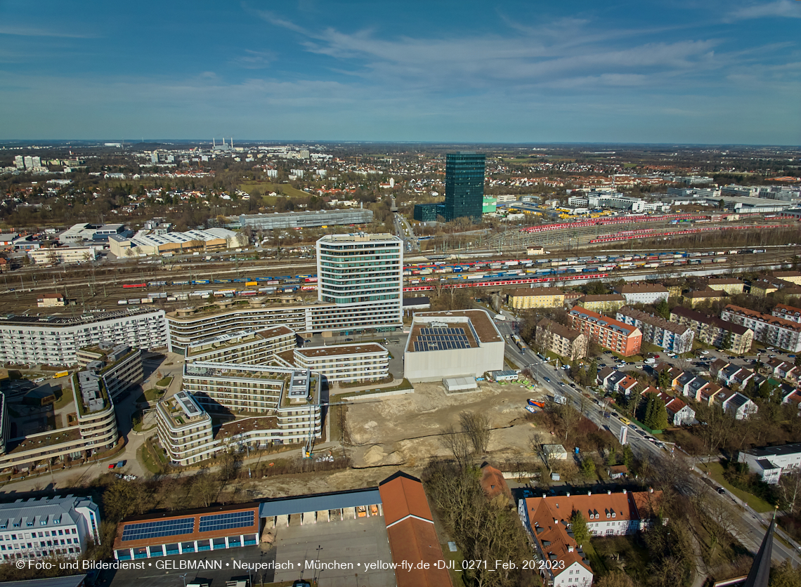 20.02.2023 - Copterfotos und Luftbilder von Berg am Laim